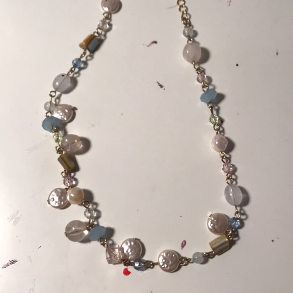 pastel jewel necklace - Picture 1 of 2